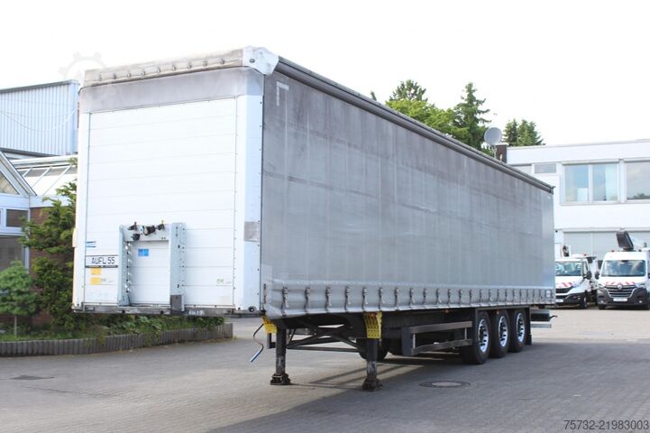 Open semitrailer with tarp SCHMITZ Standard Plane Edscha Liftachse CodeXL