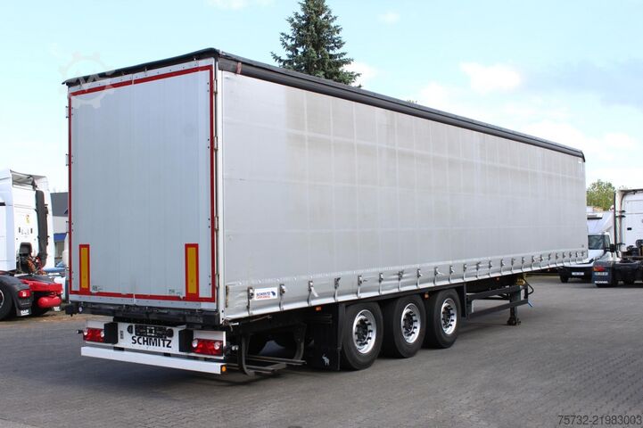 Open semitrailer with tarp SCHMITZ Standard Plane Edscha Liftachse CodeXL