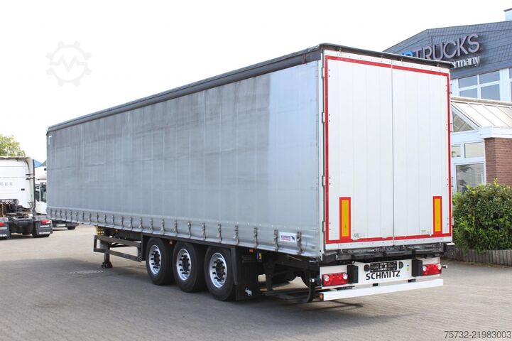 Open semitrailer with tarp SCHMITZ Standard Plane Edscha Liftachse CodeXL