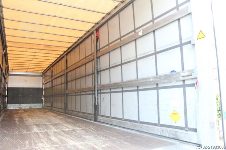 Open semitrailer with tarp SCHMITZ Standard Plane Edscha Liftachse CodeXL