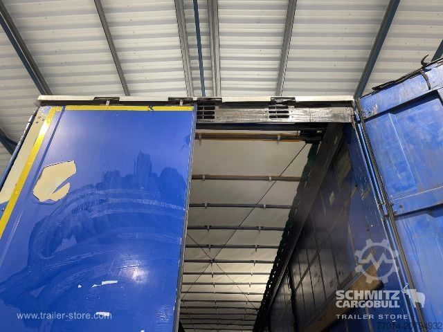 Auflieger mit Pritsche & Plane Krone Curtainsider Mega