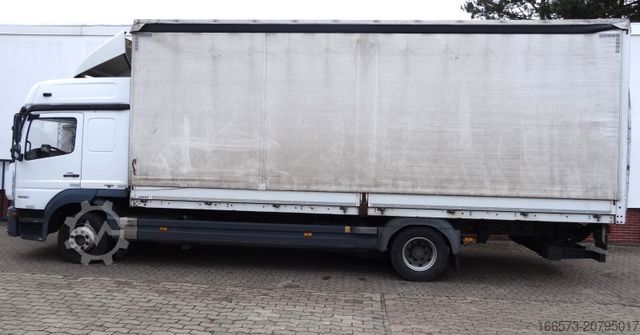 LKW mit Pritsche & Plane MERCEDES-BENZ Atego 1230 AC LBW Edscha Gr Haus kein 1224 1524