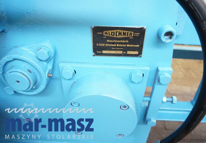 Holzhacker Schredder KLOCKNER 180x400L-2WT 