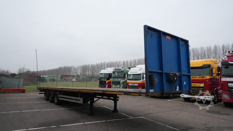 Plattformanhänger Pacton 3 axle Flatbed trailer with twistlocks