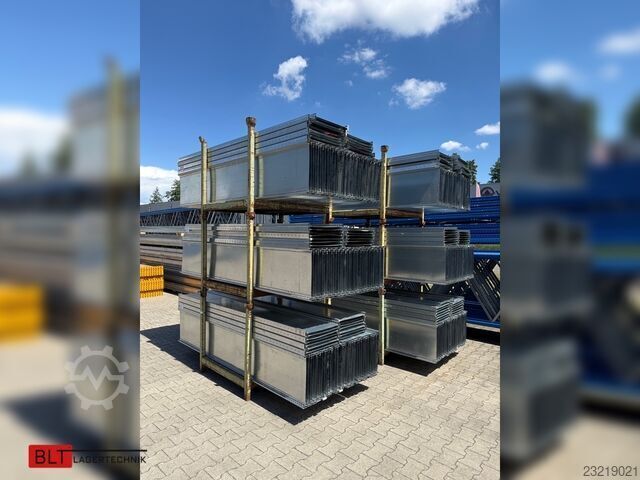 Modular shelf ca. 3,06 lfm. Fachbodenregale META Clip, H: 250 cm , T: 40 cm , 100 kg pro Ebene