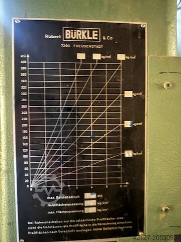 Durchlaufpresse Bürkle HSO 240/D