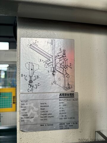 Spritzgießmaschine Arburg 320C 500-170 Golden Edition mit Multilift 