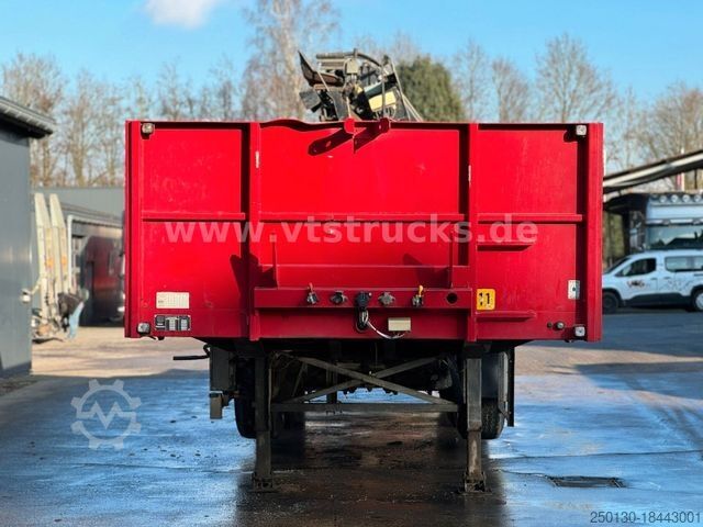 Open semitrailer FLOOR Various Kranauflieger Lenk u. Lift Achse