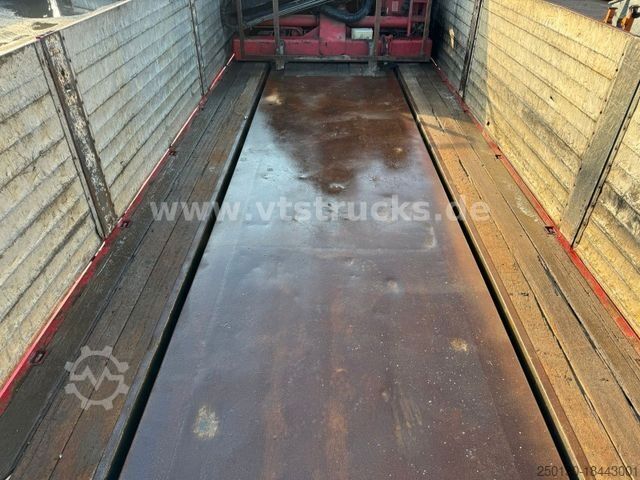 Open semitrailer FLOOR Various Kranauflieger Lenk u. Lift Achse