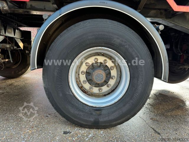 Open semitrailer FLOOR Various Kranauflieger Lenk u. Lift Achse