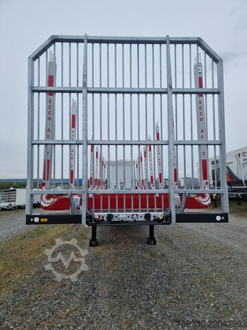 Log semitrailer Fliegl 3-Achs Holzrungensattel SDS 390 L=13,5m