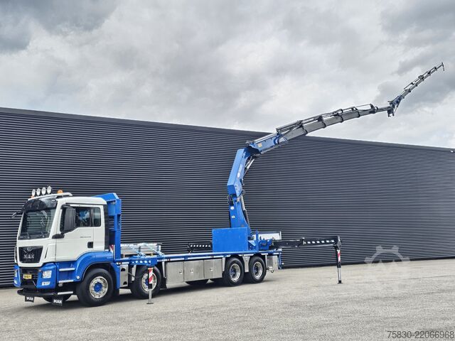 Crane truck MAN TGS 35.440 8x4 BB / HMF 60 tm + JIB / CRANE / KRAN