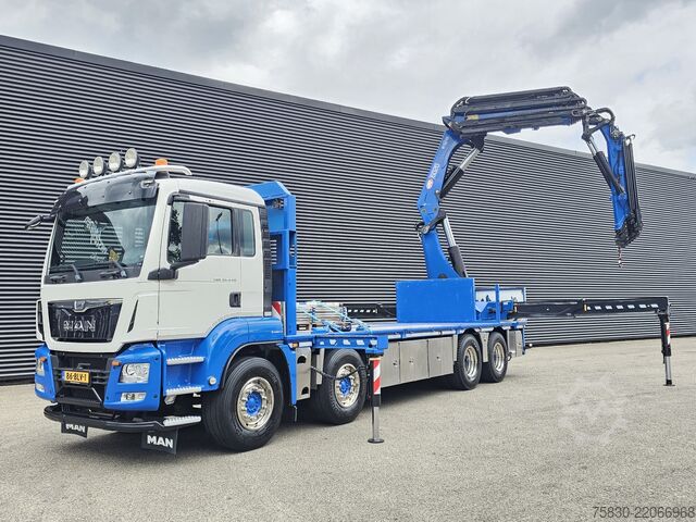 Crane truck MAN TGS 35.440 8x4 BB / HMF 60 tm + JIB / CRANE / KRAN