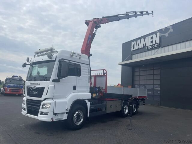 Crane truck MAN TGS 28.500 6x2-4 LL Euro 6 HMF 2820-K6