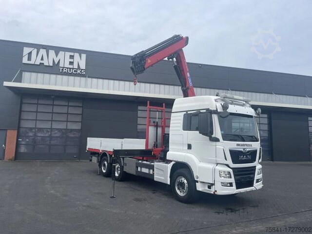 Crane truck MAN TGS 28.500 6x2-4 LL Euro 6 HMF 2820-K6