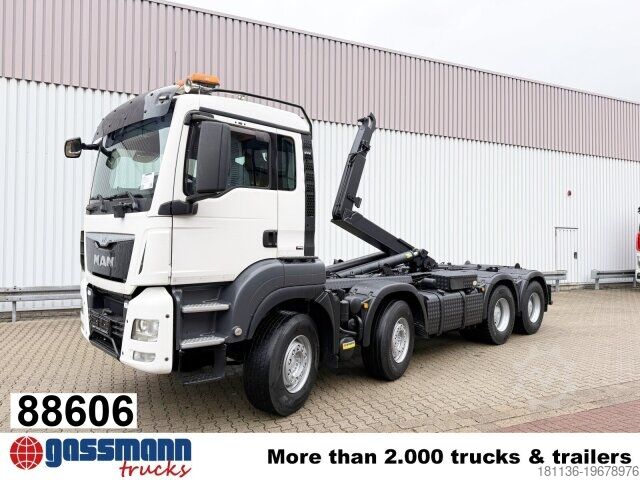 Abrollkipper MAN TGS 35.480 8x4 BL, PriTarder, Navi