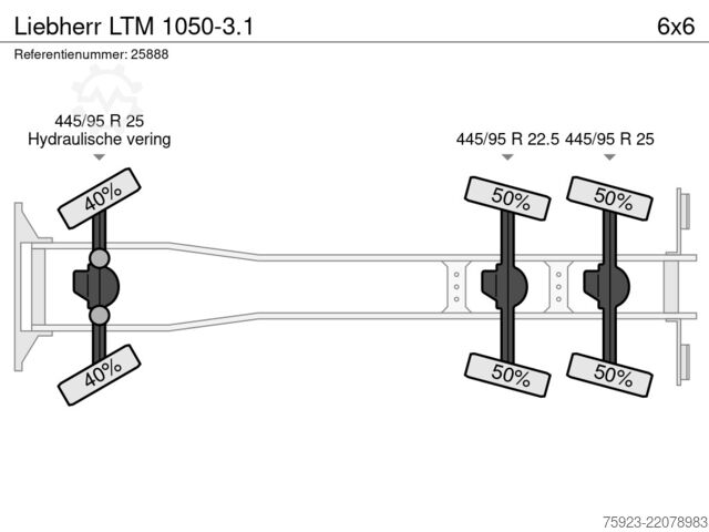 Crane truck Liebherr LTM 1050-3.1