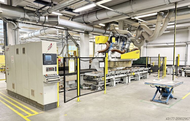 Complete manufacturing line for bed slatted frames Weinig Raimann Linde Koch Panhans Grecon Hydromat KR KS OPTICUT E14 E16 CNC