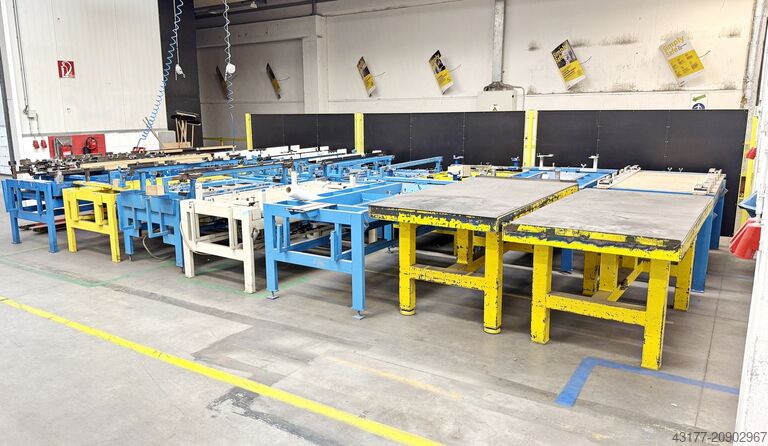 Complete manufacturing line for bed slatted frames Weinig Raimann Linde Koch Panhans Grecon Hydromat KR KS OPTICUT E14 E16 CNC