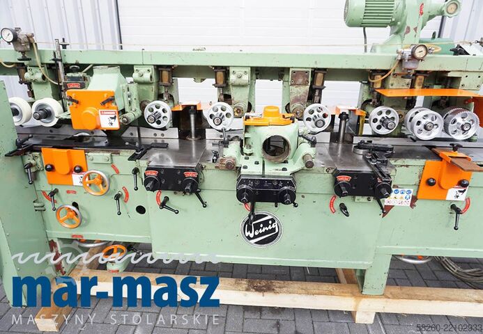 Four-sided planer with 7 heads WEINIG 