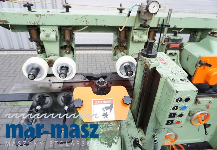 Four-sided planer with 7 heads WEINIG 