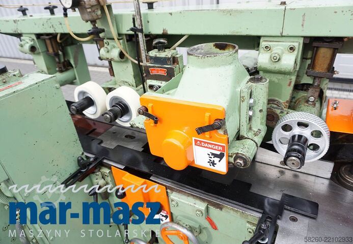 Four-sided planer with 7 heads WEINIG 