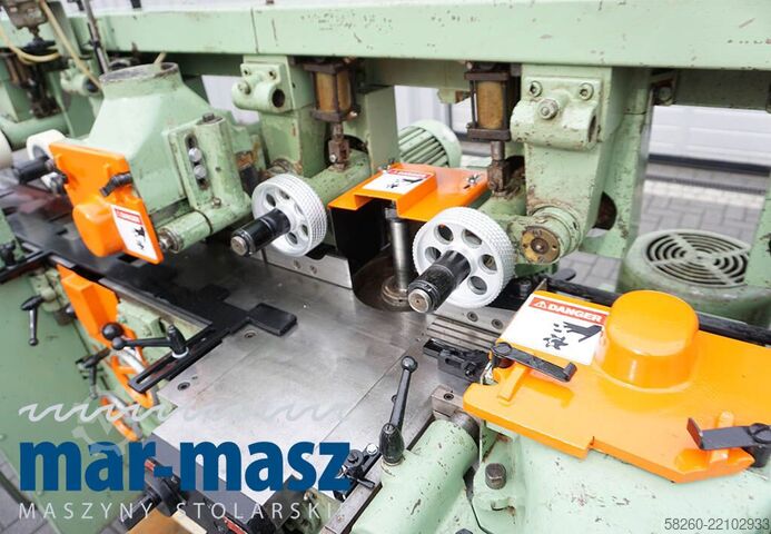 Four-sided planer with 7 heads WEINIG 