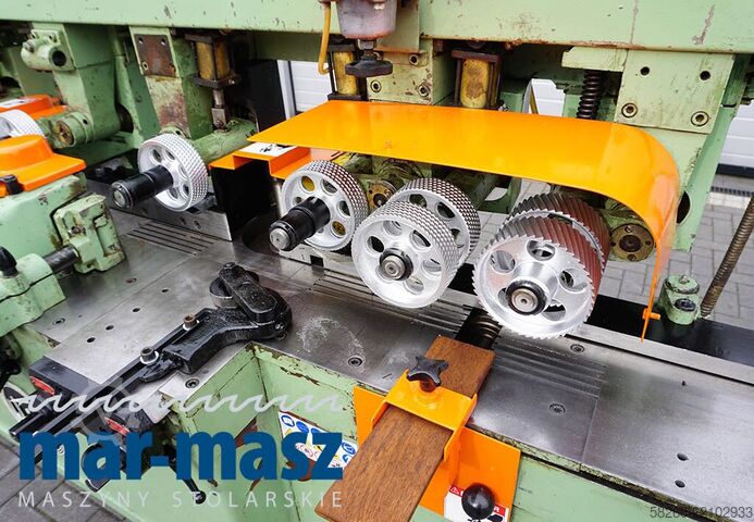 Four-sided planer with 7 heads WEINIG 