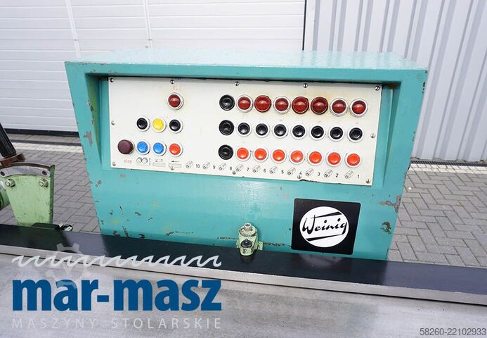 Four-sided planer with 7 heads WEINIG 