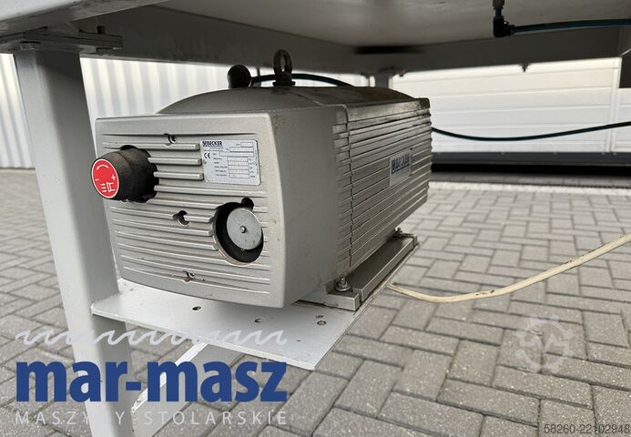 Vacuum membrane press ARTEX VP 300