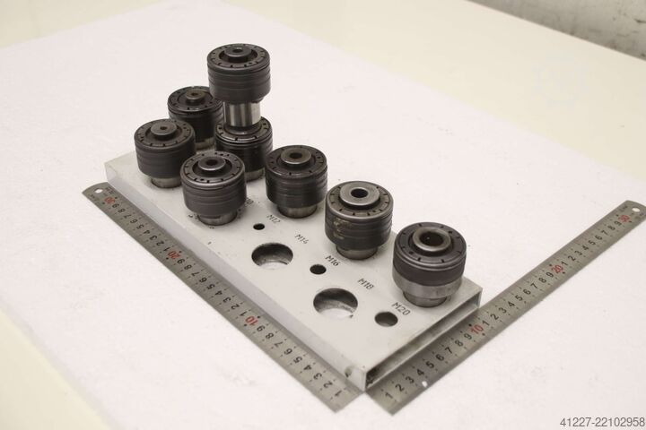 Thread cutting chuck, 7 pieces Holex 335620-10  M5 bis M20