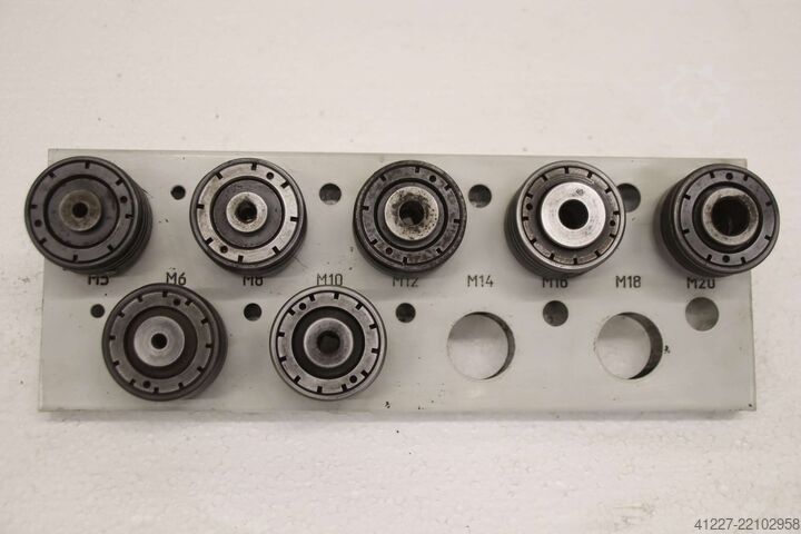 Thread cutting chuck, 7 pieces Holex 335620-10  M5 bis M20