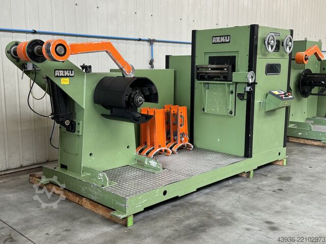Mechanical decoiler ARKU RM3025 + AH1000 ARKU RM3025 + AH 1000