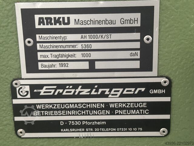 Mechanical decoiler ARKU RM3025 + AH1000 ARKU RM3025 + AH 1000