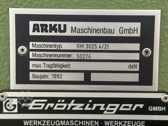 Mechanical decoiler ARKU RM3025 + AH1000 ARKU RM3025 + AH 1000