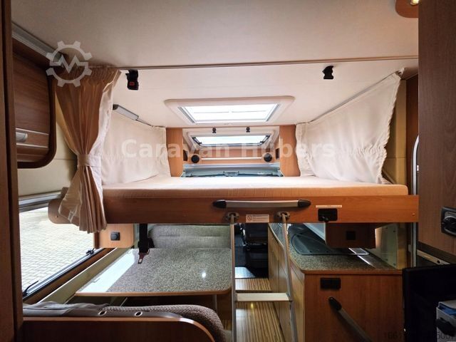 Semi-integrated camper DETHLEFFS Globe 4 - Hubbett - Stockbetten  - Klima