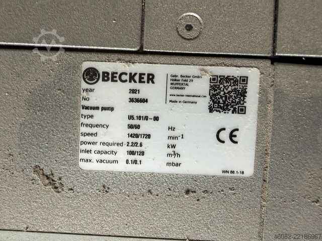 CNC wood portal milling machine Bessler Speed 2513