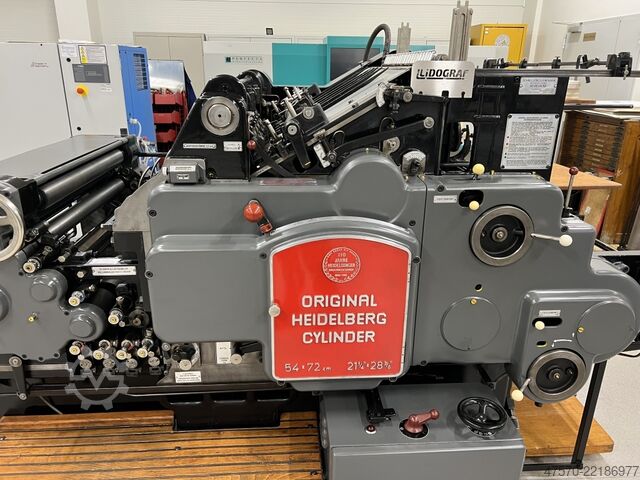 Folding machine Heidelberg Cylinder S 54×72 Automatic Die-Cutting Machine