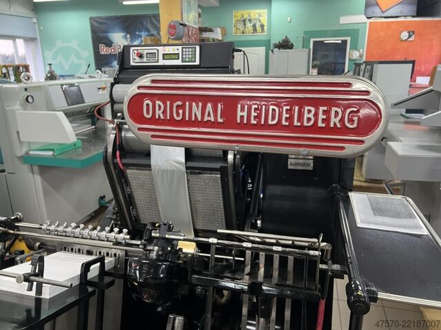 Heißprägemaschine Heidelberg GT 32×46 Hot Stamping Machine