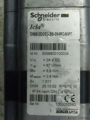 Servomotor Schneider D065/2DC02/SS-054RCAN00