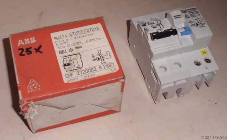 RCBOs (residual current circuit breaker with overload protection) ABB multi-STOTZ F272/6
