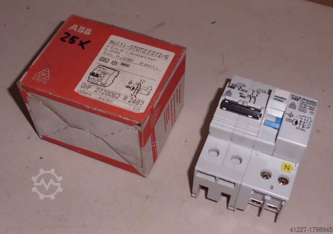 RCBOs (residual current circuit breaker with overload protection) ABB multi-STOTZ F272/6