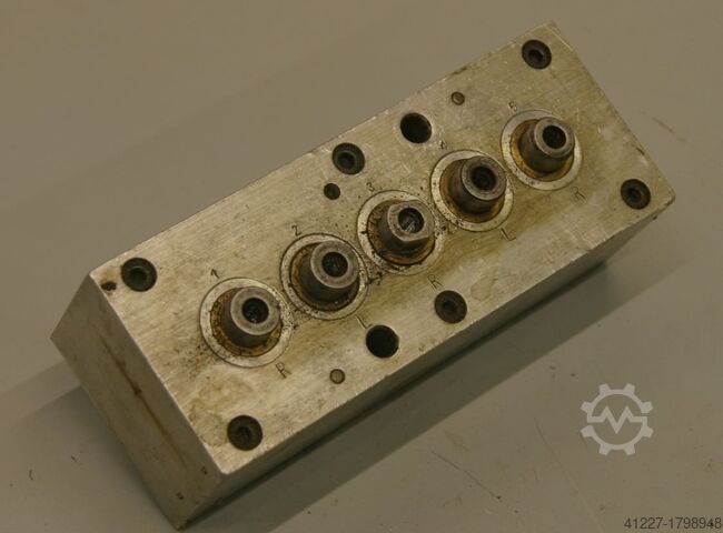 Multi-spindle head 5 drills Nottmeyer 32 Lochabstand