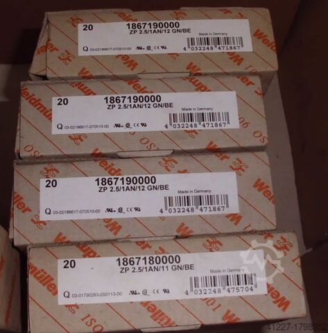 1240 clamps Weidmüller Verschiedene Typen