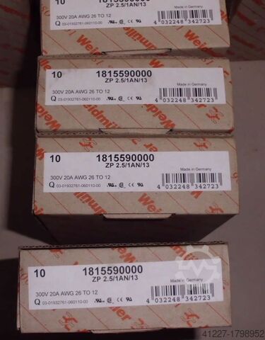 1240 clamps Weidmüller Verschiedene Typen