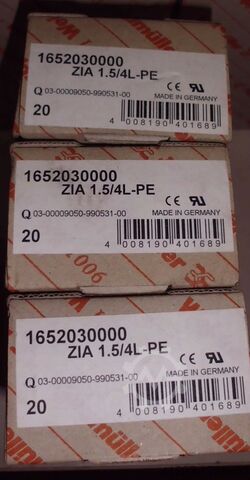 1240 clamps Weidmüller Verschiedene Typen