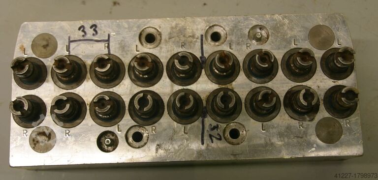 Mehrspindelkopf 18 Bohrer Nottmeyer 33 Lochabstand