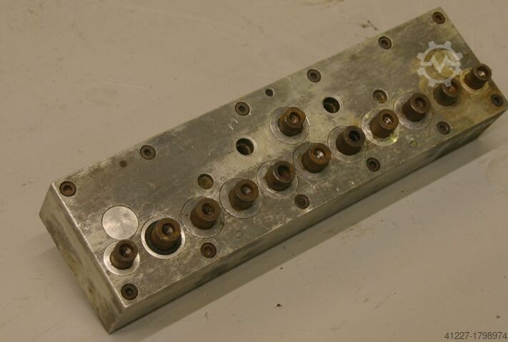 Multi-spindle head with 12 drill bits Nottmeyer 32 Lochabstand