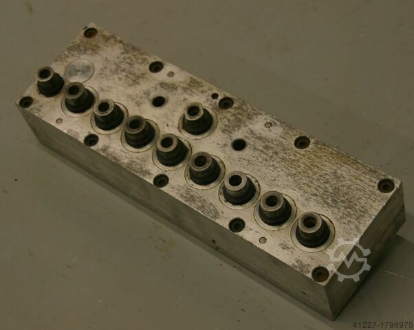 Multi-spindle head 10 drills Nottmeyer 32 Lochabstand