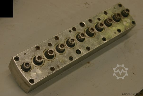 Multi-spindle head 11 drill bits Nottmeyer 32 Lochabstand